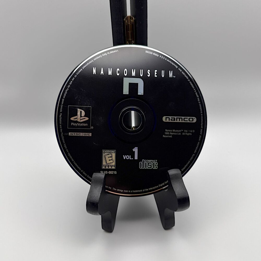 Namco Museum Vol 1 PS1 Sony PlayStation 1 Greatest Hits Pac-Man Galaga Disc Only